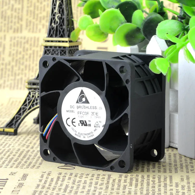 

4WIRES 6 CM 6038 SERVER FAN FFC0612DE DC 12V 2.5A