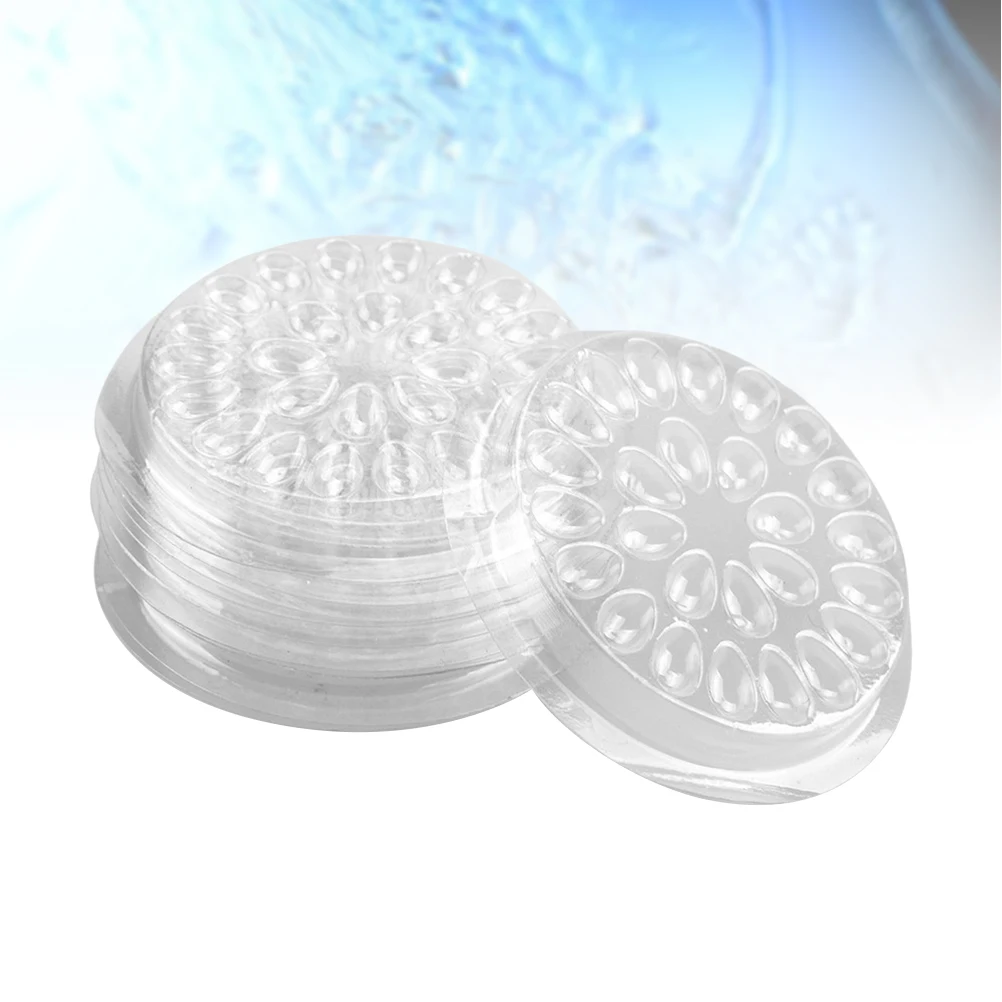 10 قطعة رمش الغراء الوسادة قسط قابلة لإعادة الاستخدام مقاوم للماء حشية شفافة ل رمش تمديد تطعيم حامل ملصقات بمادة لاصقة #6