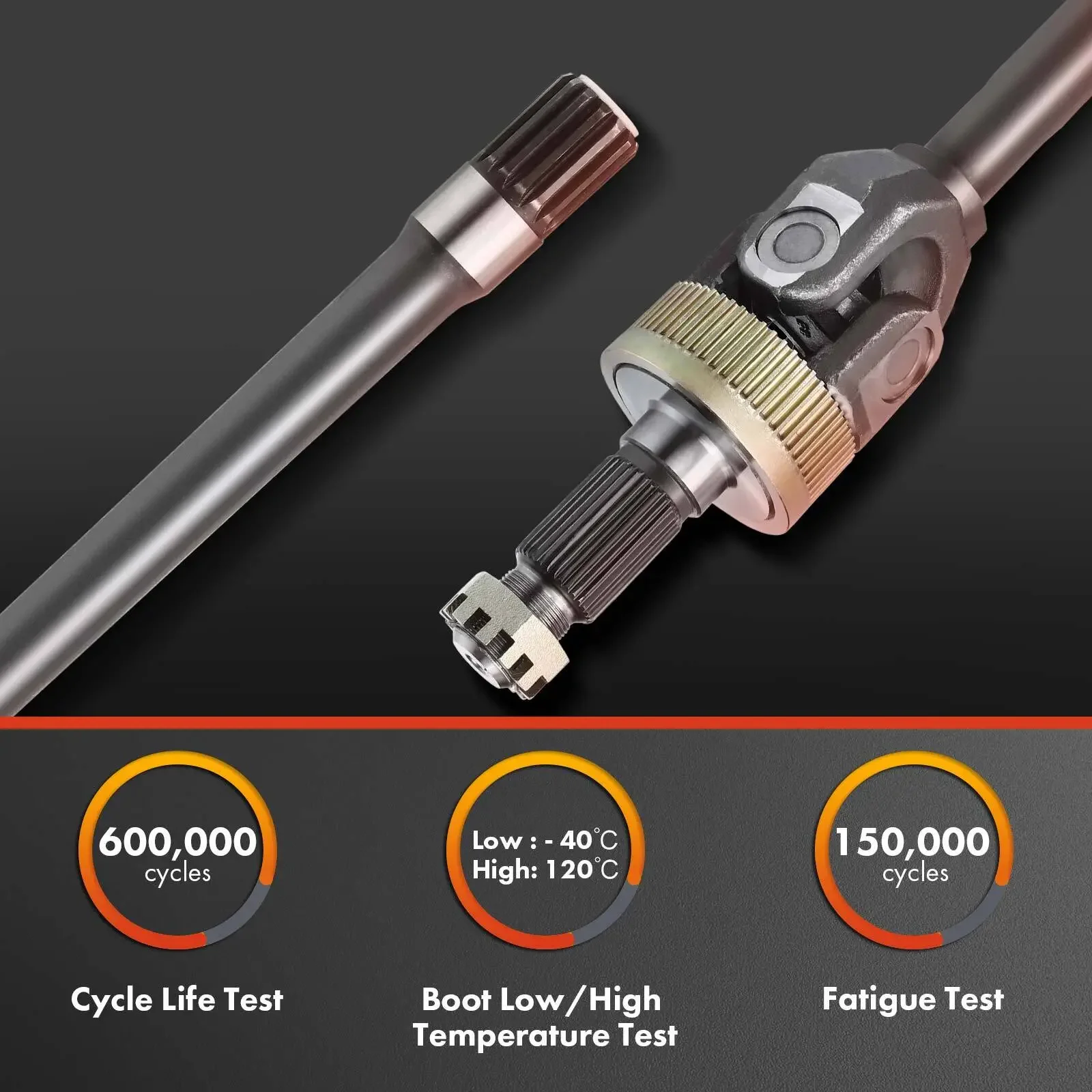 مجموعة محور CV لسيارة جيب wangler ، أمامي يمين ، من من من من من الأمام ، ، 1780-، 6183ab #2