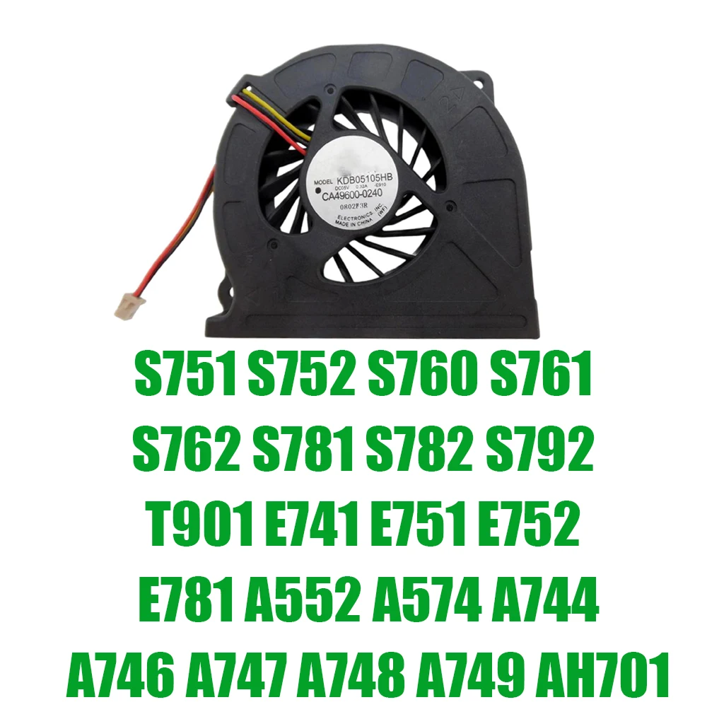 5V Fan For Fujitsu For LifeBook S751 S752 S760 S761 S762 S781 S782 E741 E751 E752 E781 A552 A574 A744 A746 A747 A748 A749 AH701