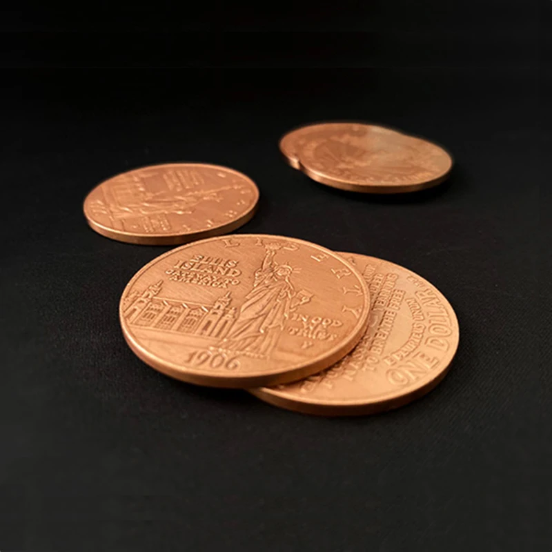 

Statue of Liberty Ancient Coin (Morgan Dollar Size) Coin Magic Tricks Gimmick Magic Accessory Illusion For Hopping Morgan Copy