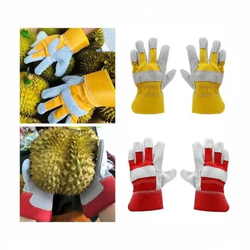 Gardening Gloves Thorn Proof Heat Resistant Anti-Puncture Safety Gloves for Durian Picking Welding Garden Maintenance