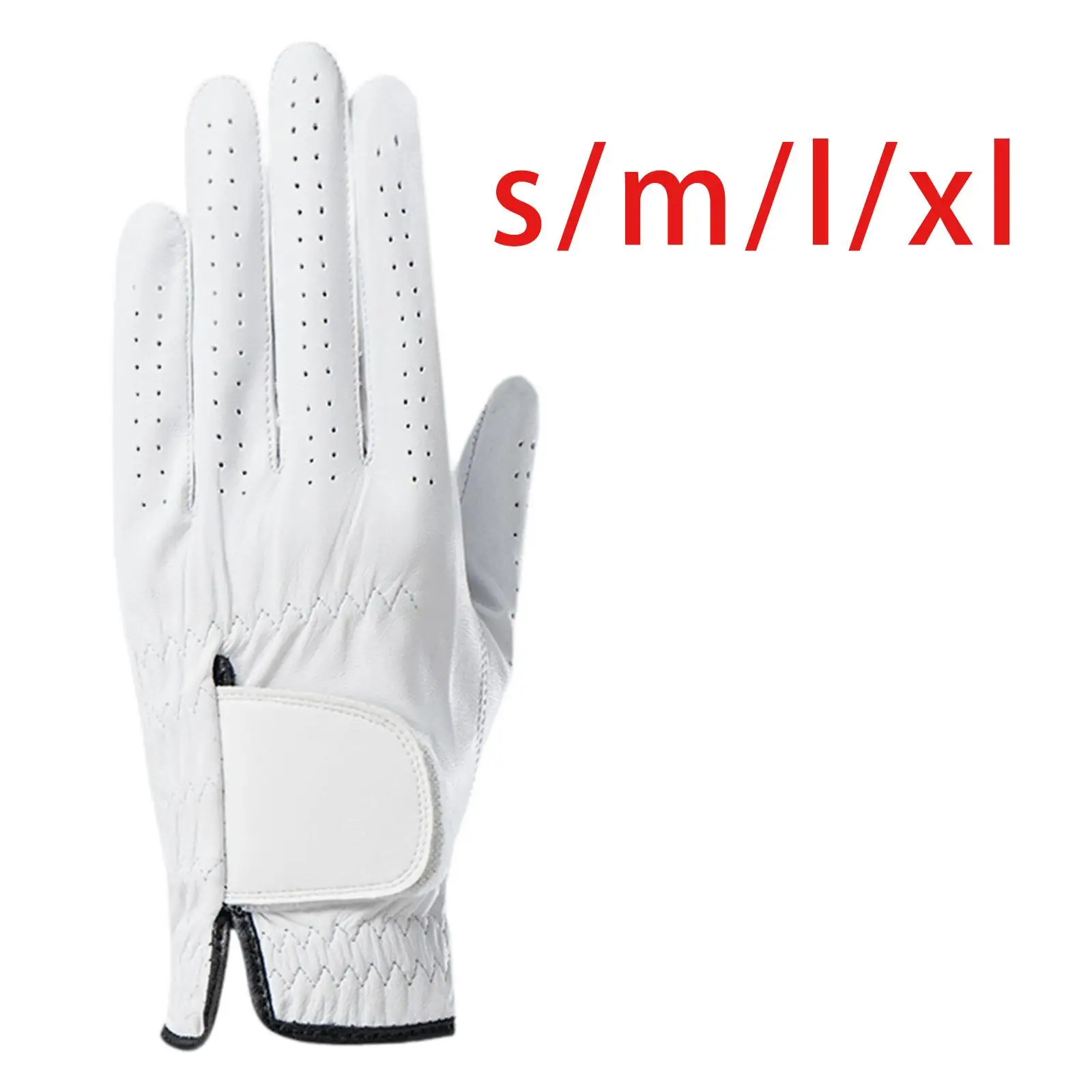 Golf Gloves Left Hand Gloves Comfortable Soft Breathable Sticky Cuff Golf Mitts