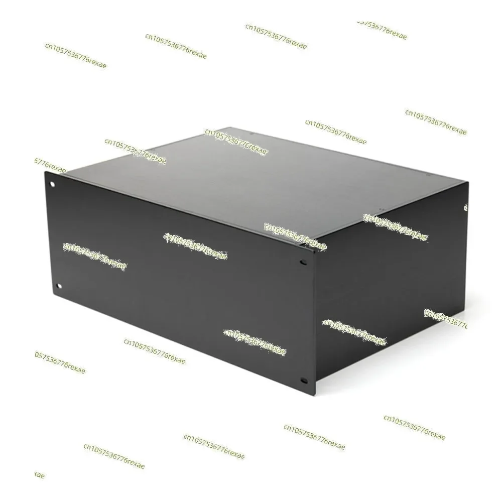 Full Aluminium Electric Case Jagged Side Panel Low Frequency Audio Electric Box CNC Machining 4U 19Inch Rack Mount Chassis
