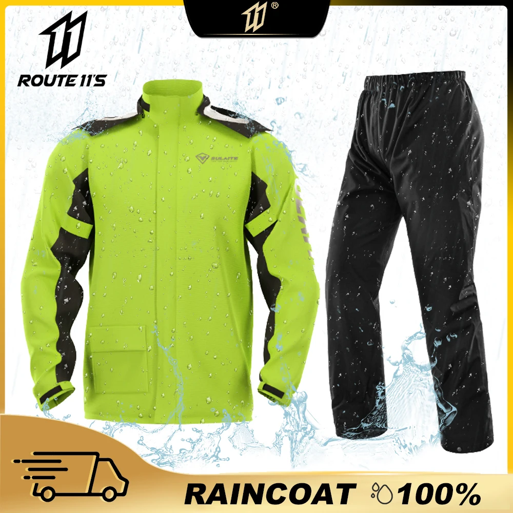 

Raincoat For Motorcyclist Women Men Motorcycle Raincoat Waterproof Windproof Camping Camping Hiking Outdoor Cycling Raincoat