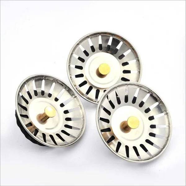 Kitchen Sink Strainer Stopper Stainless Steel Waste Plug Sink Filter Filtre Bathroom Hair Catcher Sink Strainer Filter Floor