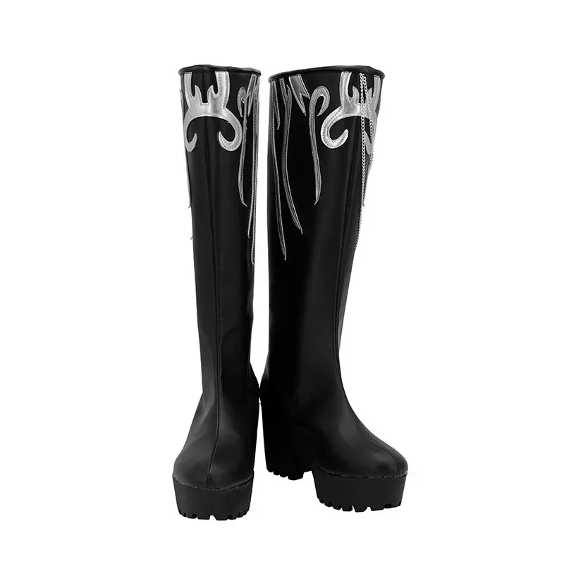 

AIAI 2025Anime Tian Guan Ci Fu Косплей Костюм Хэллоуин Реквизит Xie Lian Hua Cheng Белый Черный Туфли на высоком каблуке Bo