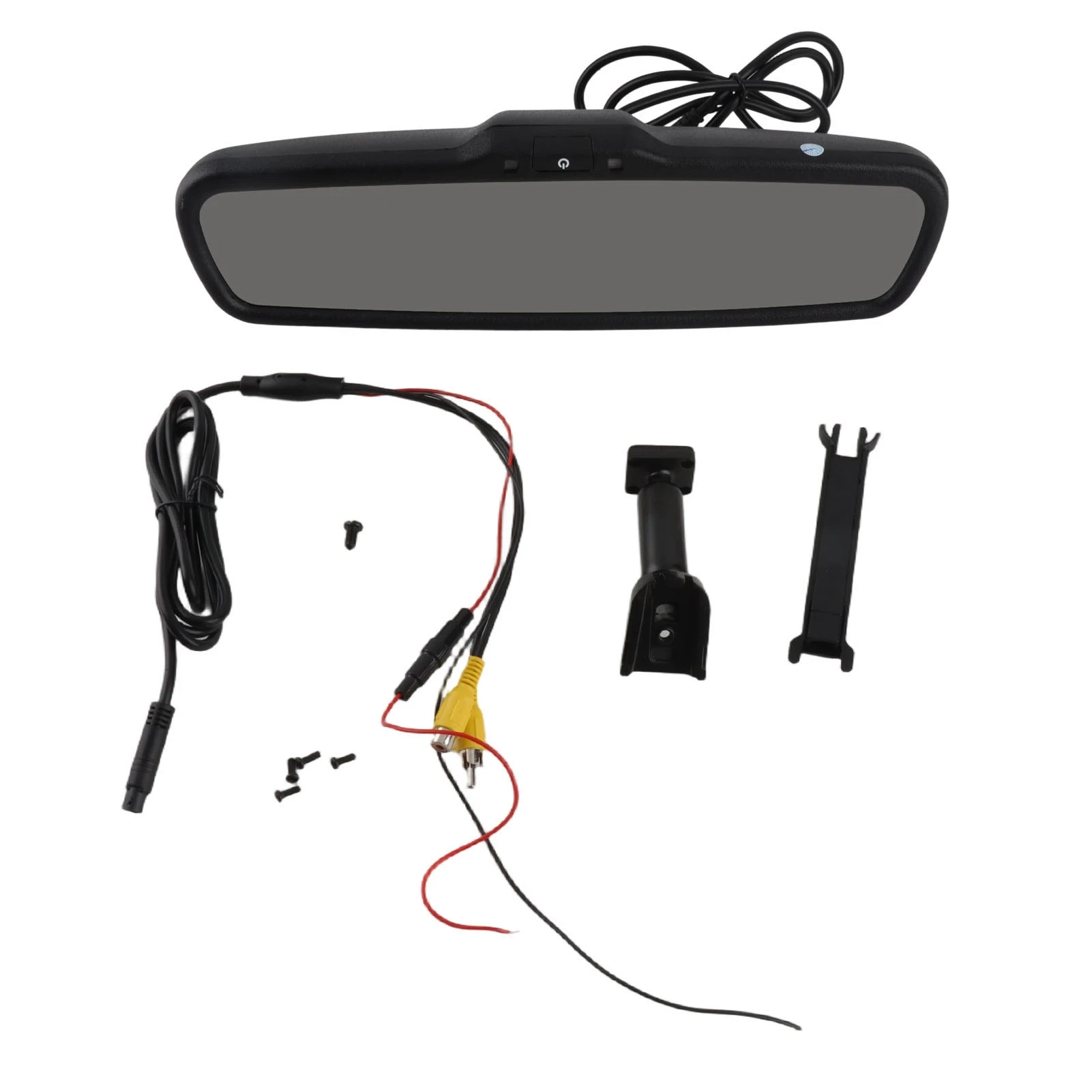 Monitor de visão traseira 4.3 polegadas espelho retrovisor do carro monitor de escurecimento automático com suporte preto monitor retrovisor espelho retrovisor