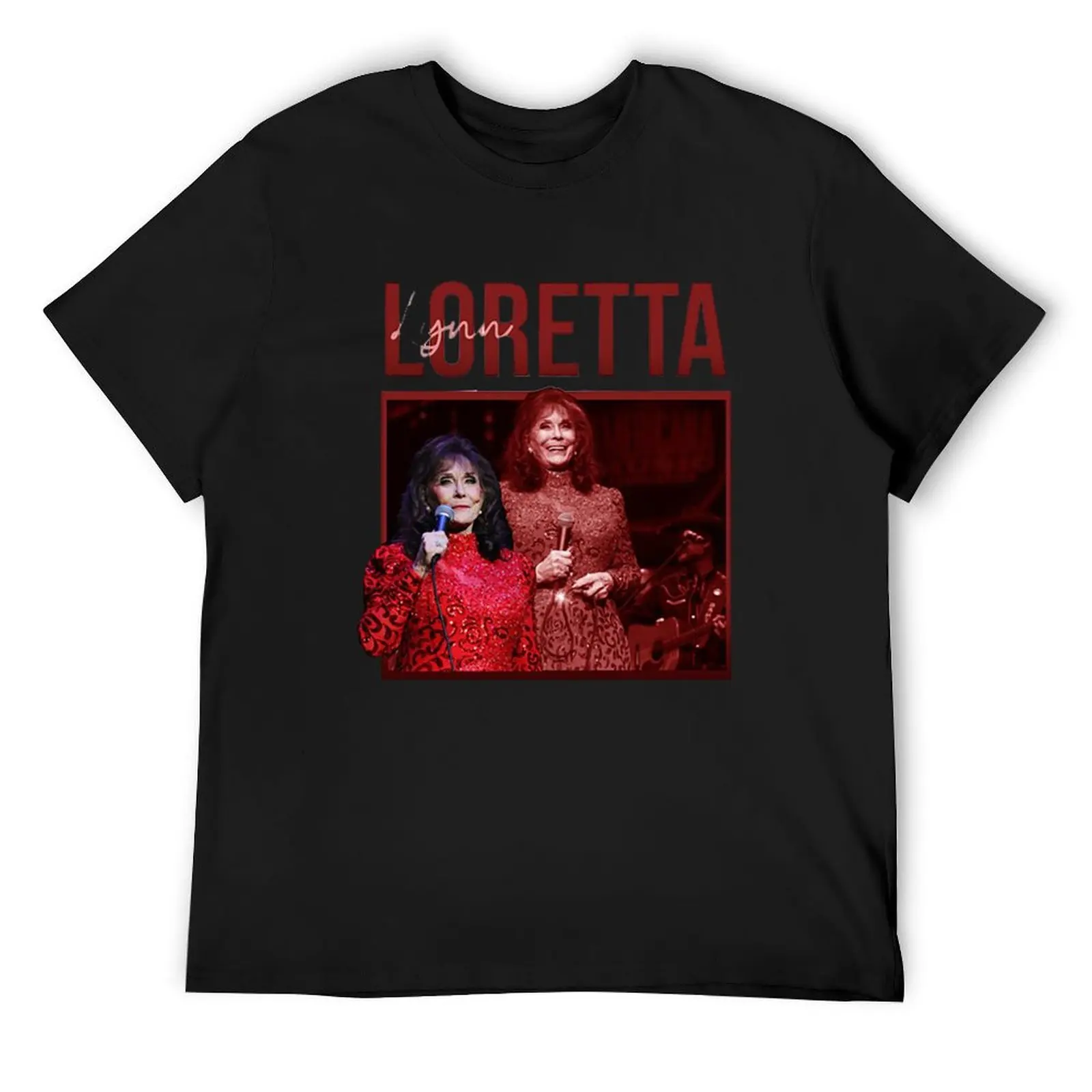 loretta red rip T-Shirt summer top cheap stuff cotton graphic tees kawaii clothes mens t shirts top quality