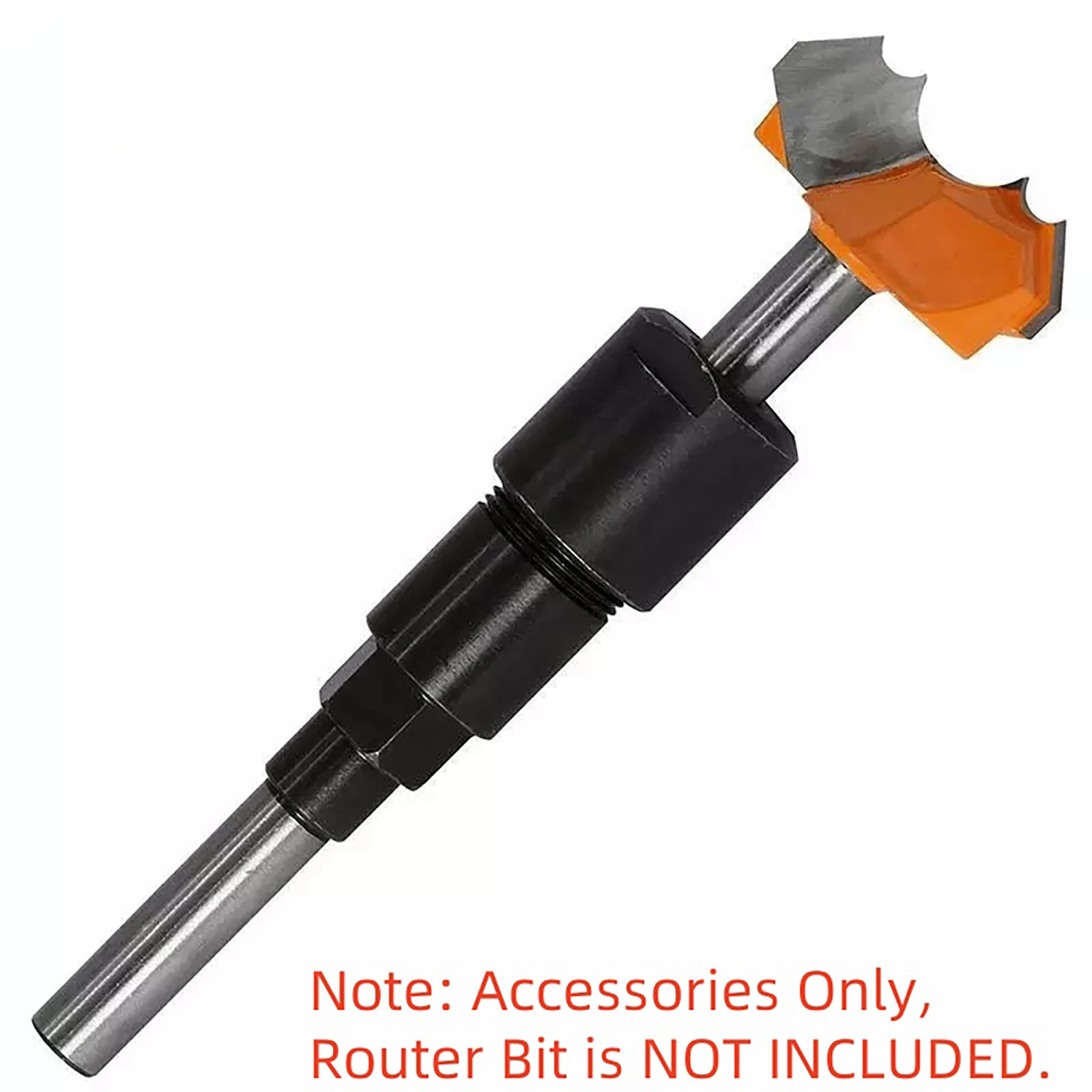 1/4 1/2 8mm Shank Router Bit Collet Extension Engraving Machine Milling Cutter Chuck Holder Adapter Extender Rod