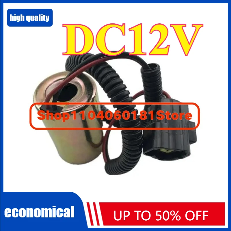 

Экскаватор Daewoo Doosan DH60-5 60-7 Поворотный электромагнитный клапан Пилотная запорная катушка Размер DC12V