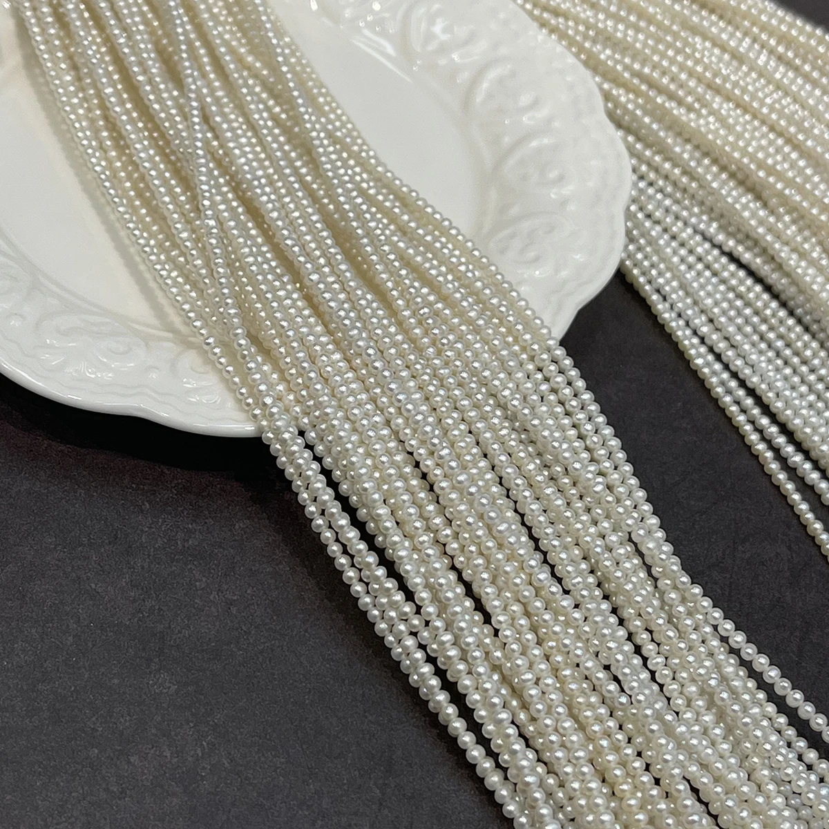 DIY Isolationsperle Natürliche Süßwasserperle 2-3mm für Schmuckherstellung DIY Halskette Armband Ketten Ohrringe Zubehör – Detail 3