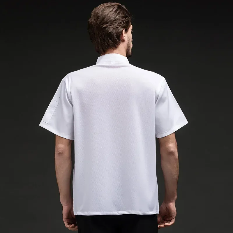 シェフ制服西洋レストランユニセックスコック作業服男性女性ウェイター理髪店通気性キッチン調理ホテルジャケット