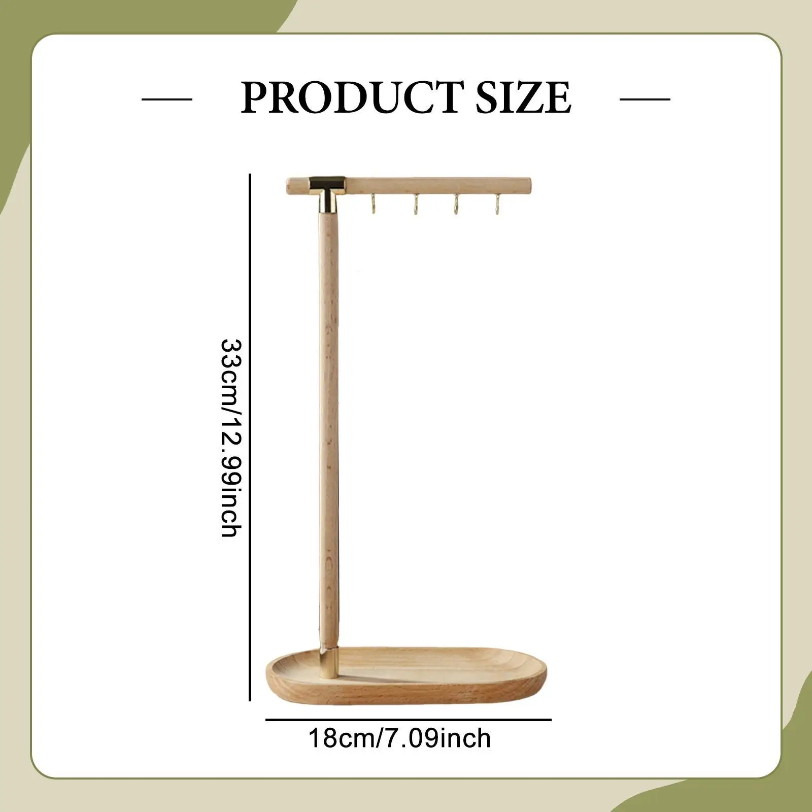 الصينية فرشاة الجرف الخشب الرياح الرنين حامل عرض موقف Windchime حامل ديكور