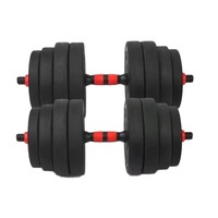 Hot Sale Custom Weight Lifting Cheap Round Paint Barbell Dumbbell Handles Sales 20Kg Adjustable Dumbbell Set Cheap Price