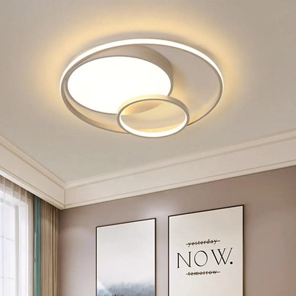 Modern Acrylic LED Ceiling Light 3-tone Light Good Transmittance Ceiling Lamp