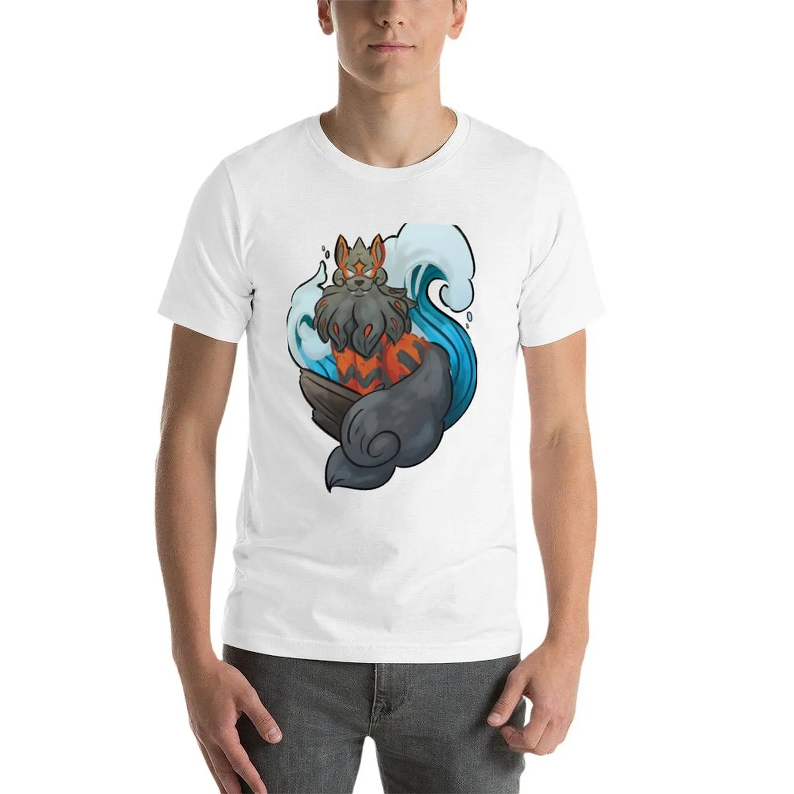 Hishui Arcanine T-Shirt Work Wear Lightweight Tee - view 3
