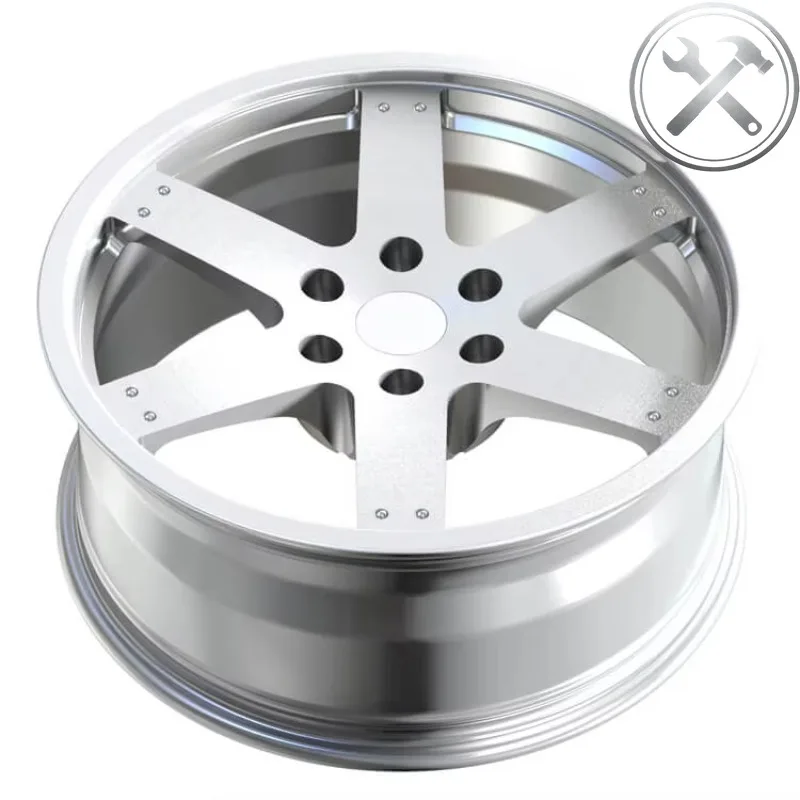 

18 19 20 21 Inch 17x9 -38 Offset Forged Aluminum Two Piece Wheels 5x130 5x150 6x139.7 Offroad SUV Rims