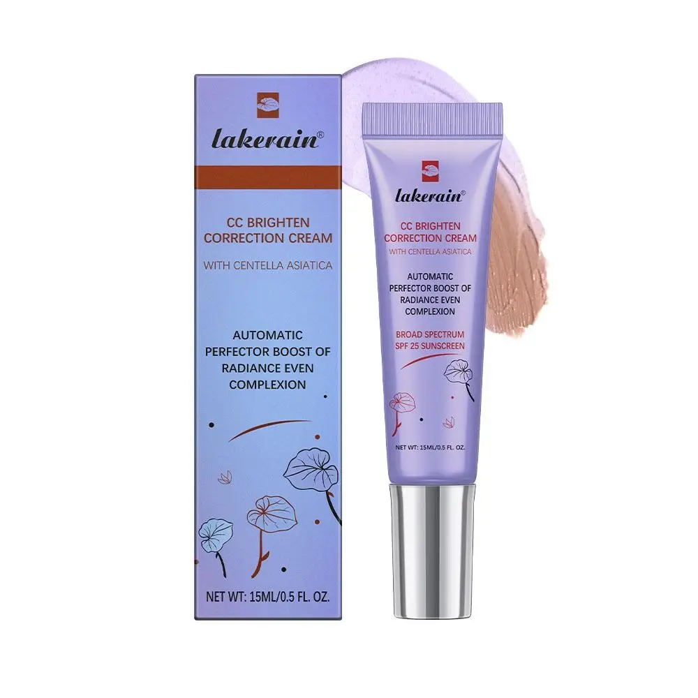 New Waterproof Centella CC Cream Long-lasting Moisturizing Foundation Cream Makeup Hydrating Red Correction Cream