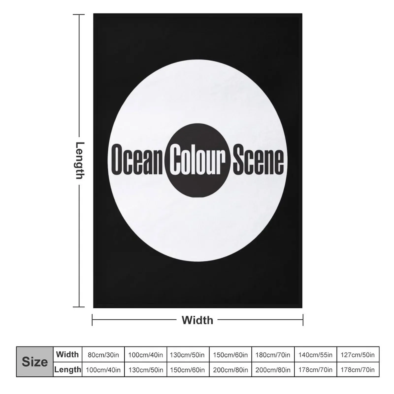 Ocean Colour Scene Throw Blanket Thermals For Travel Decorative Throw Blankets