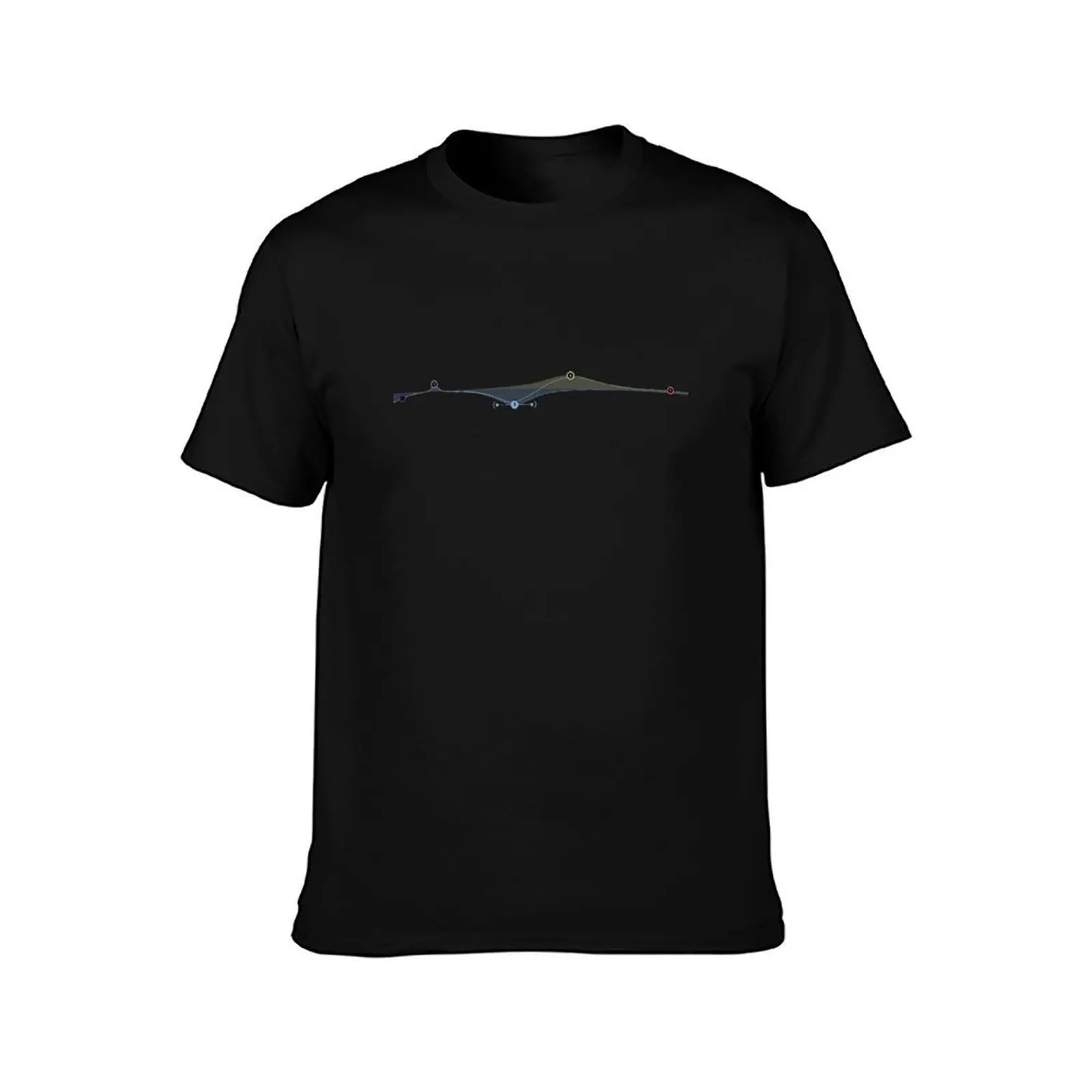 Frequency T-Shirt, Summer Casual Cotton Tee, Oversized Streetwear Tops, Vintage Graphic Print, Loose Fit Short Sleeve