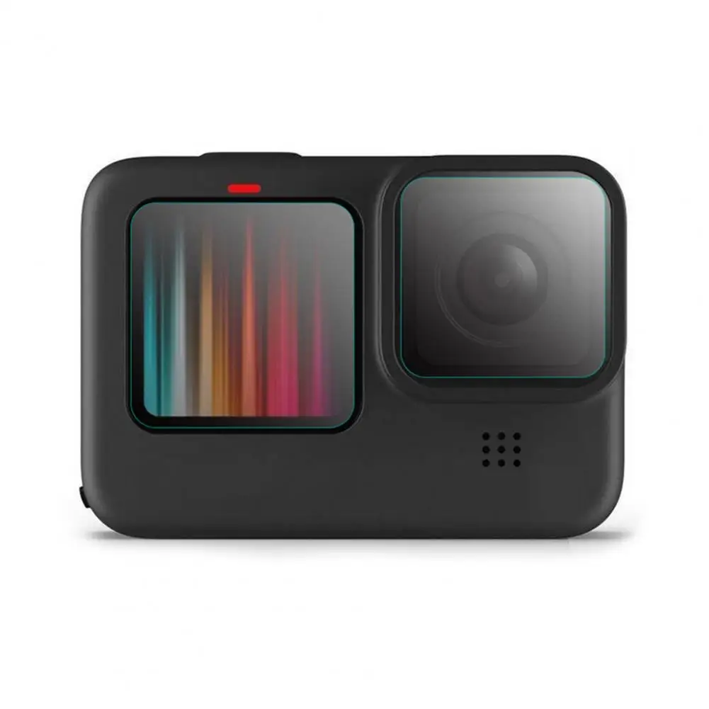 Camera Films 1 Set Easy to Clean Anti-fingerprint High Sensitivity  Sport Camera Lens Screen Protective Films