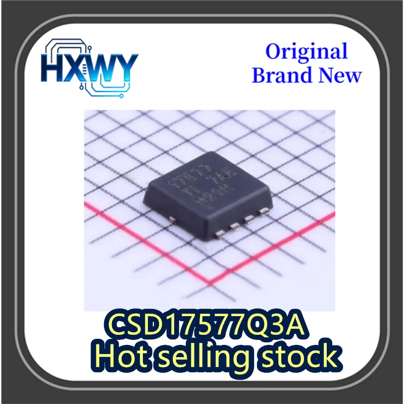 

(10/50 pieces) CSD17577Q3A Silkscreen 17577 VSON-8 N-channel 30V/35A MOSFET Brand New Original