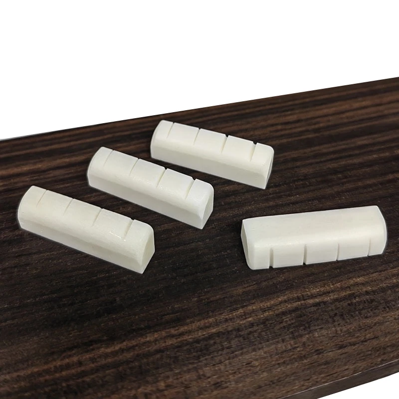 

10x Bone Nut 4- String Banjo Guitar Luthier Saddle Bridge 30x6x9mm(1 1/4"x1/4"x3/8")