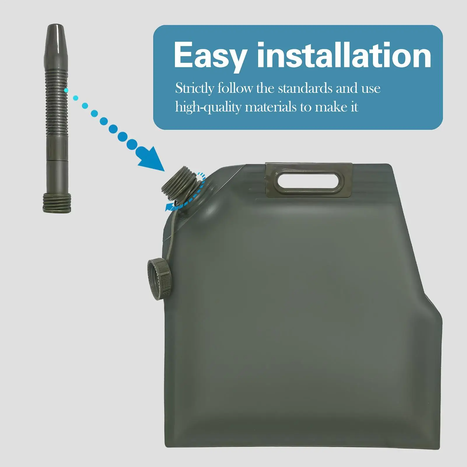 Gas Bladder For Boat Handheld Portable Storage Bag For Oil Transport Leakproof Gas Container For SUVs Sedans Cars Daily Driving