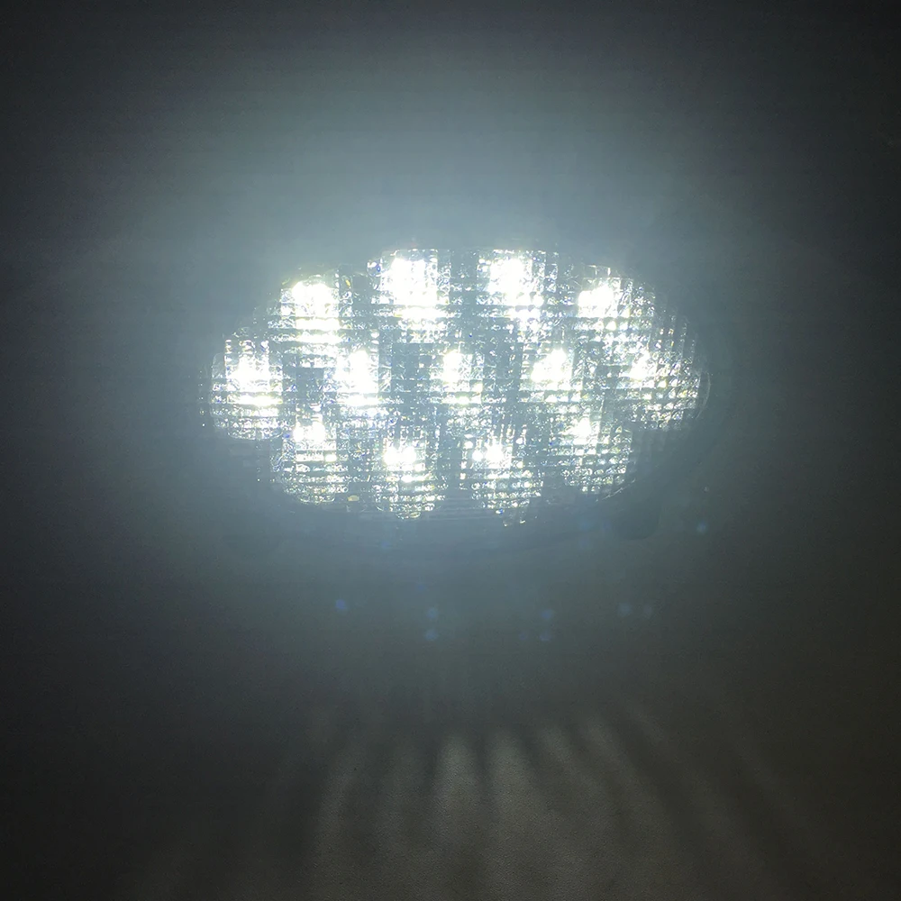 

SXMA LED6419 Светодиодный рабочий фонарь, дополнительный набор фар 5,4 дюйма, 39 Вт для автомобиля, внедорожника, грузовика 4x4, внедорожника, квадроцикла, 1 шт., водонепроницаемый портативный круглый