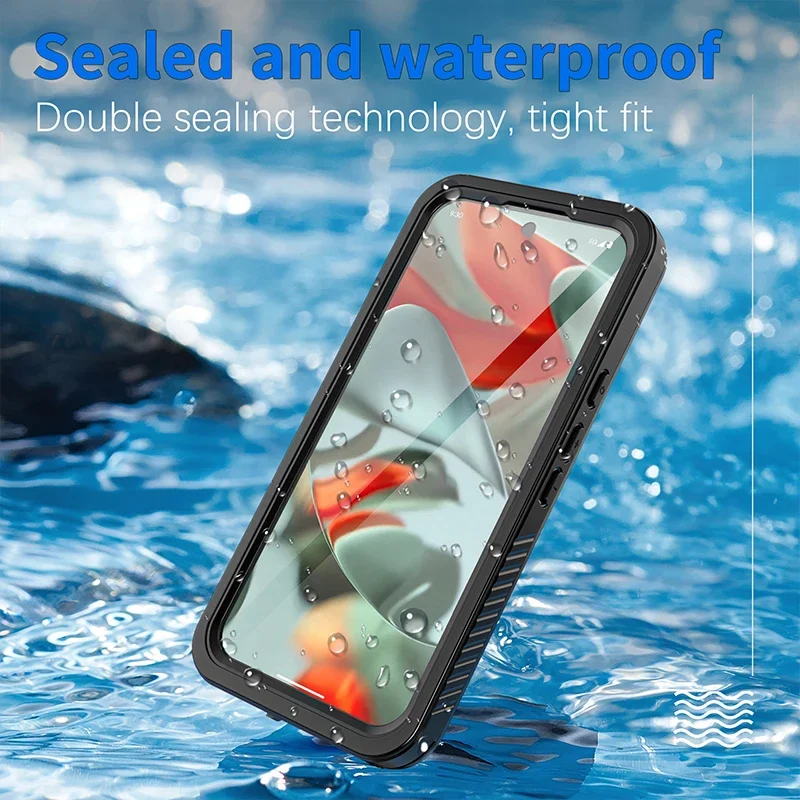 Coque étanche IP68 pour Google Pixel 9 Pro XL 8 7 Pro 8A SnapMetal, aluminium, plongée sous-marine, natation, sports de plein air