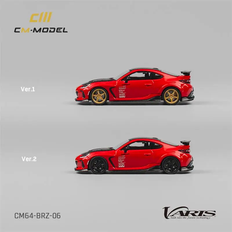 CM MODEL 1:64 BRZ Varis BRZ ARISING-1 Red Diecast Model Car