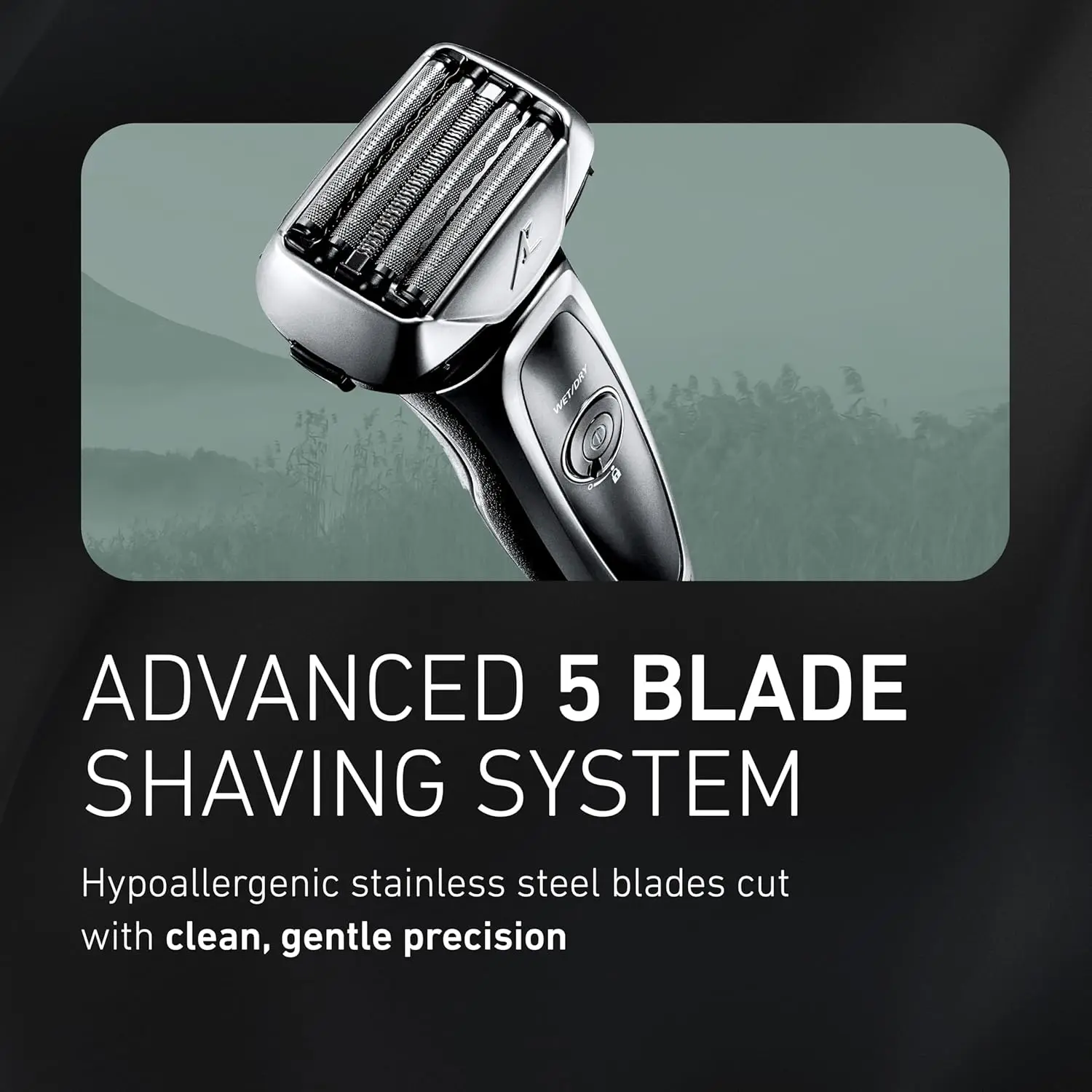 Electric Shaver Inner Blade & Outer Replacement Head For Panasonic ES-LV97-K,ES-LV67-K,ES-LV95-S, ES-LV65-S