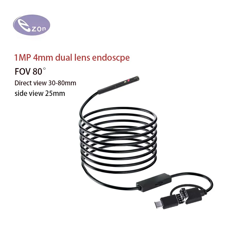 1mp-4mm-fov80-°-endoscope-d'entretien-mecanique-a-double-lentille-inspection-des-pipelines-fil-souple-usb-35m-endoscope-industriel