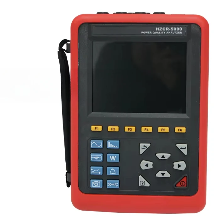 

Electrical low-cost HZCR-5000 digital 1000A three-phase power quality analyzer with 100A clip
