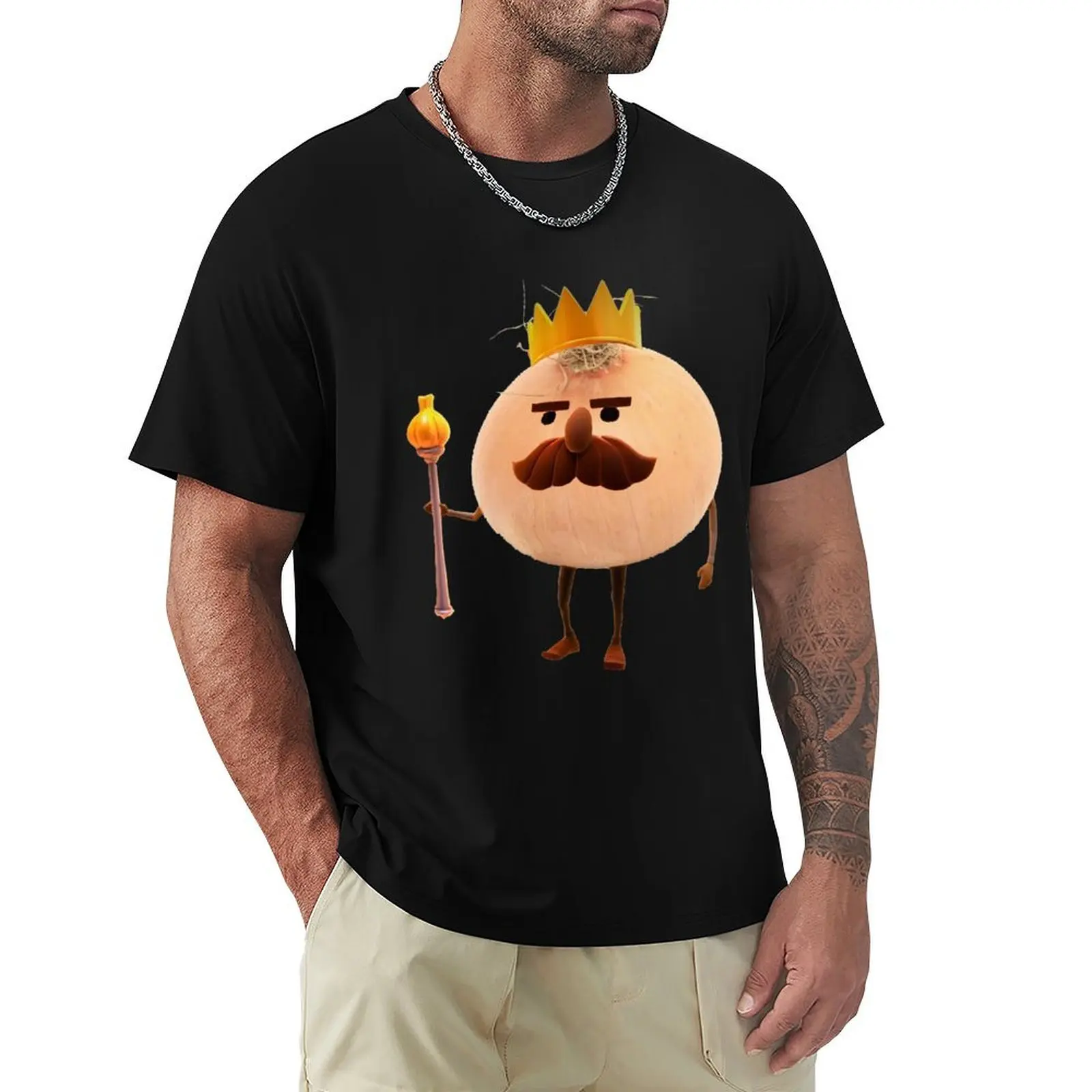 Overcooked King Onion Real T-Shirt Halloween Casual T-Shirt