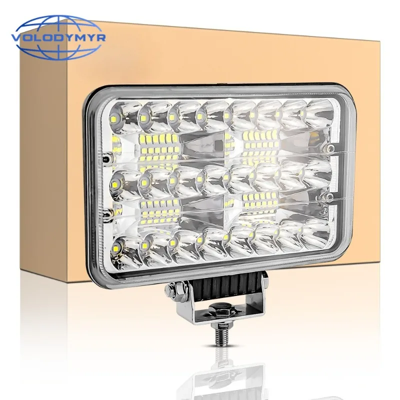 

Volodymyr Car Work Light 9-30V LED Wide Field of View 7inch 48 Lights Auxiliary Light Truck Headlight Spotlight