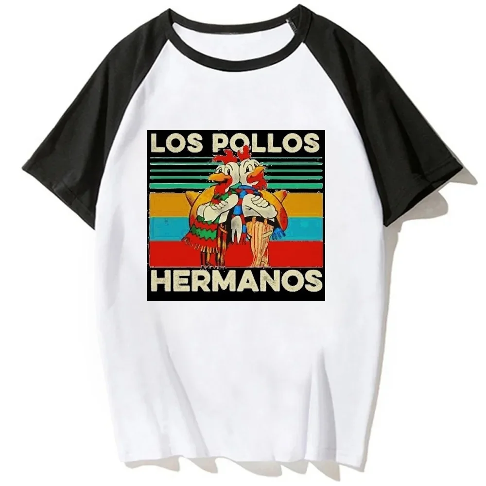 Breaking Bad Los Pollos Hermanos shirt shoujo summer kawaii 80s gothic japan tshirt goth Psychedelic funny