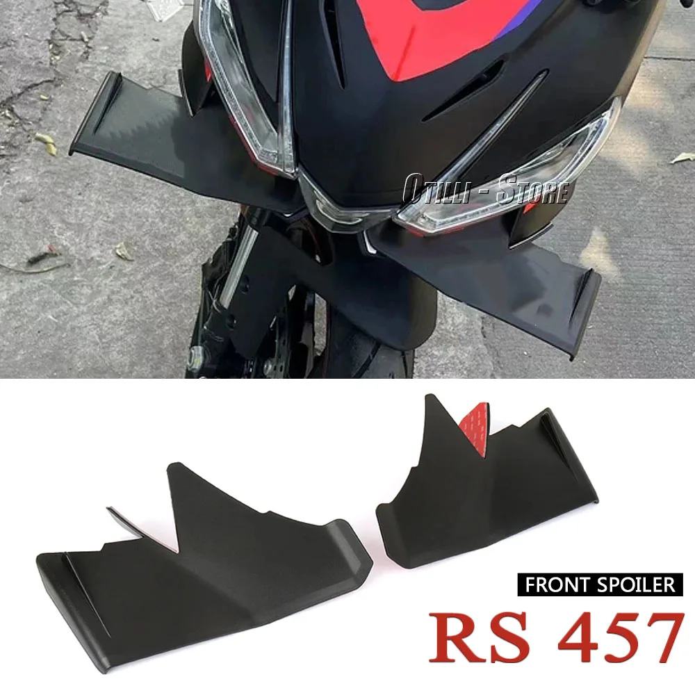 

New Fits For Aprilia RS 457 RS457 2024 2025 2026 Motorcycle Windshield Wing Fairing Front Aerodynamic RS457 Spoiler Winglet