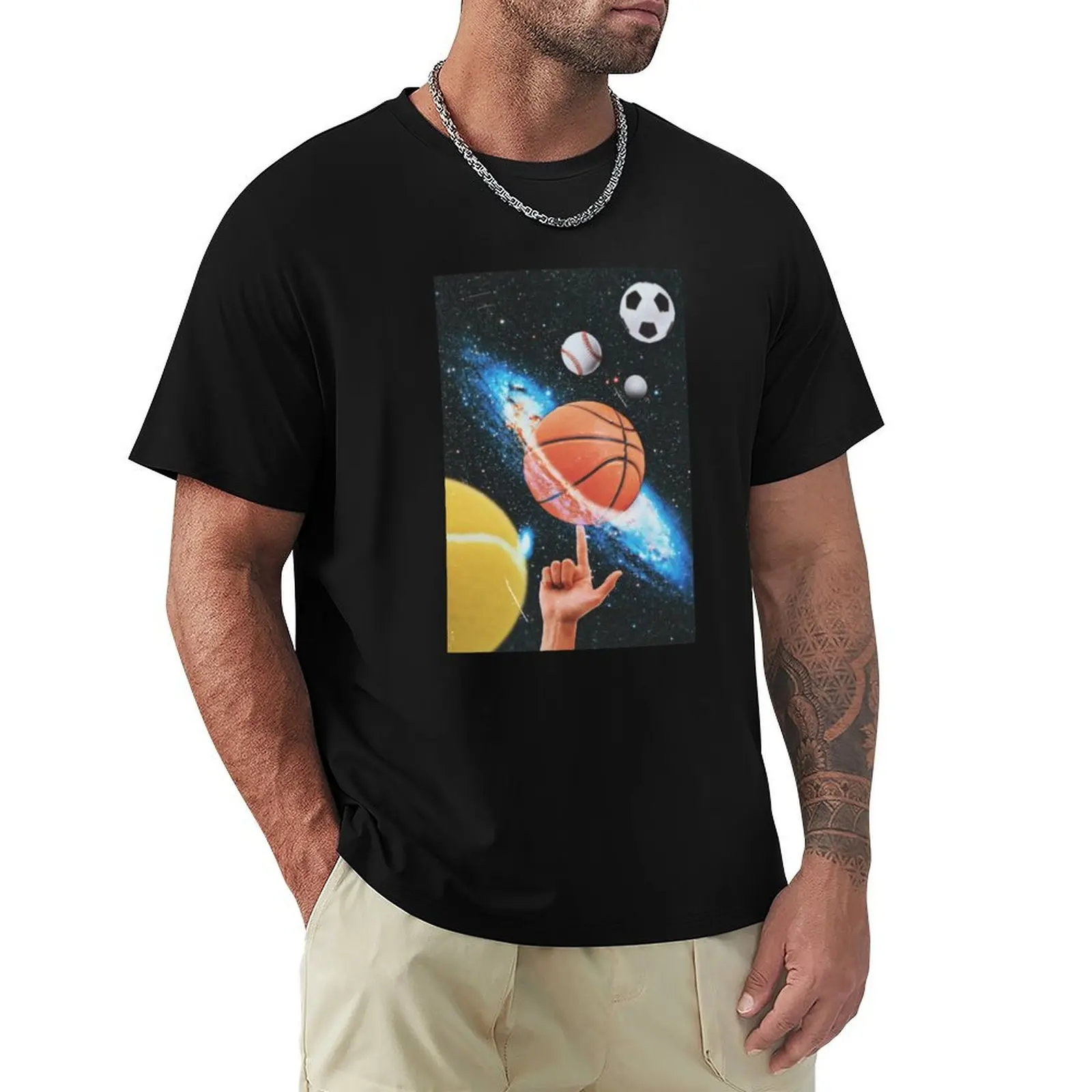 

All Over The Universe: We Ball T-Shirt Summer Sports Quick Dry T-Shirt