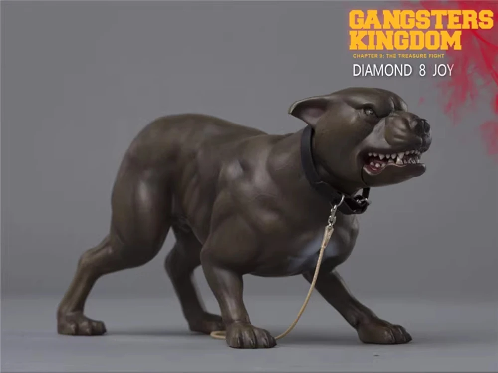 

1/6 DAMTOYS DAM GK028A Man Kingdom Gangsters Series Dog Pet PVC Material For 12" Action Scene Component