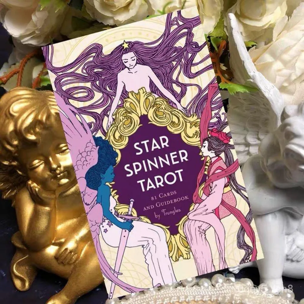 

10.3*6cm Star Spinner Tarot English Version Table Deck Tarot Oracle Card Fun Playing Divination Fate Board Game