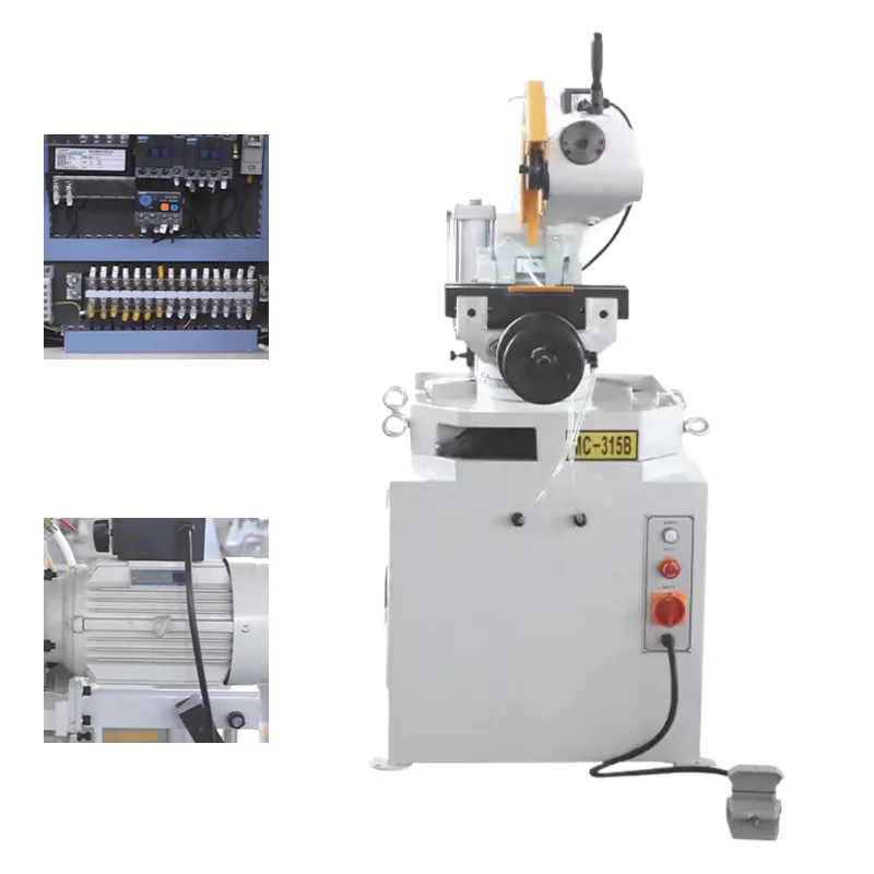 الدقة التلقائي الفولاذ المقاوم للصدأ آلة قطع المعادن أنابيب الصلب 315 شبه الأنابيب 45-90 درجة زاوية آلة قطع الأنابيب Cutti