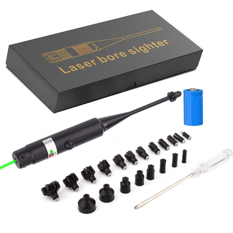 Universal Laser Bore Sight Kit .177 .22 to.64 Rifle Collimator Boresighter Laser Pointer Collimator Sight