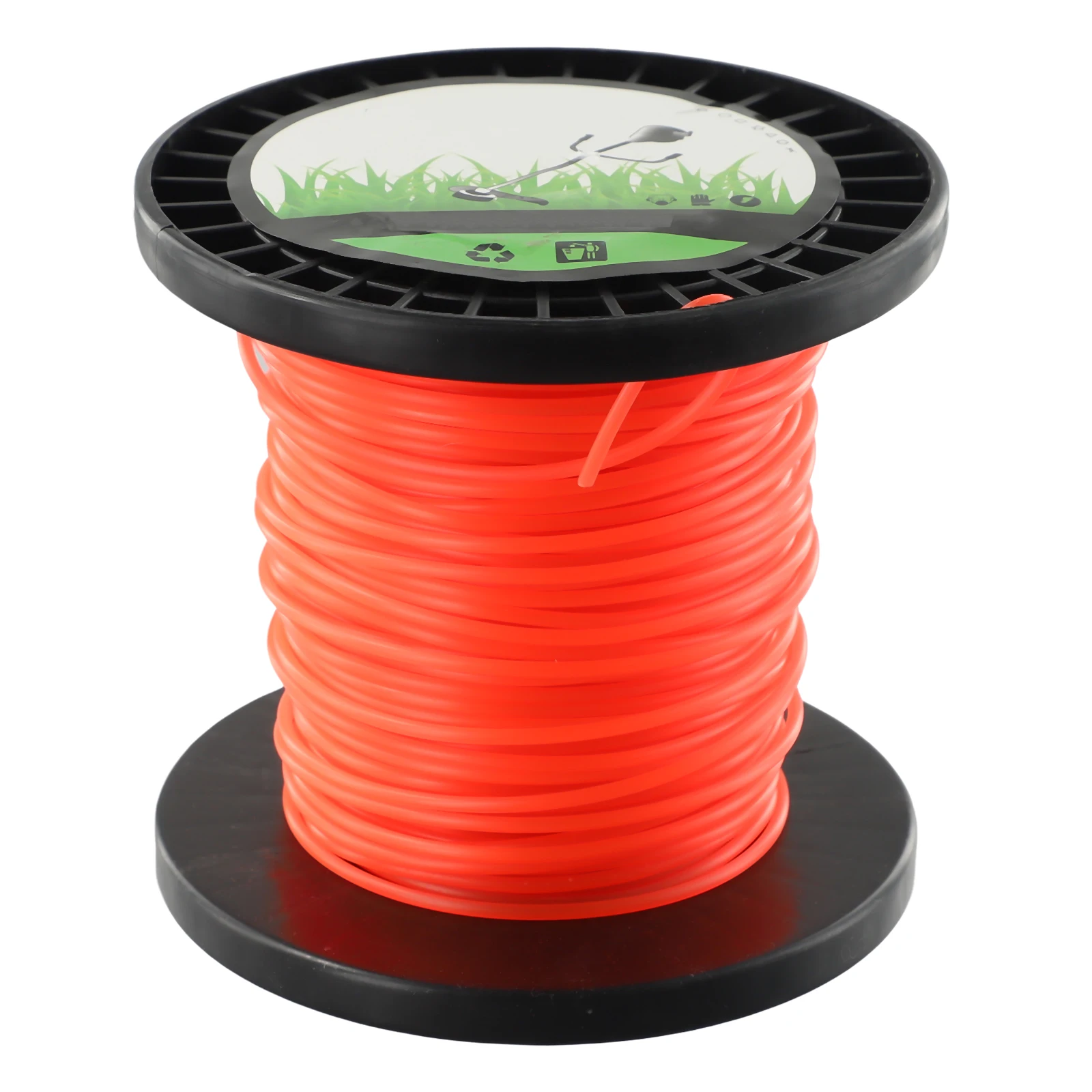 2.4mm Round Nylon Trimmer Line 50m Spool for String Trimmer Devices Supporting Garden Care and Perimeter Edging Activities