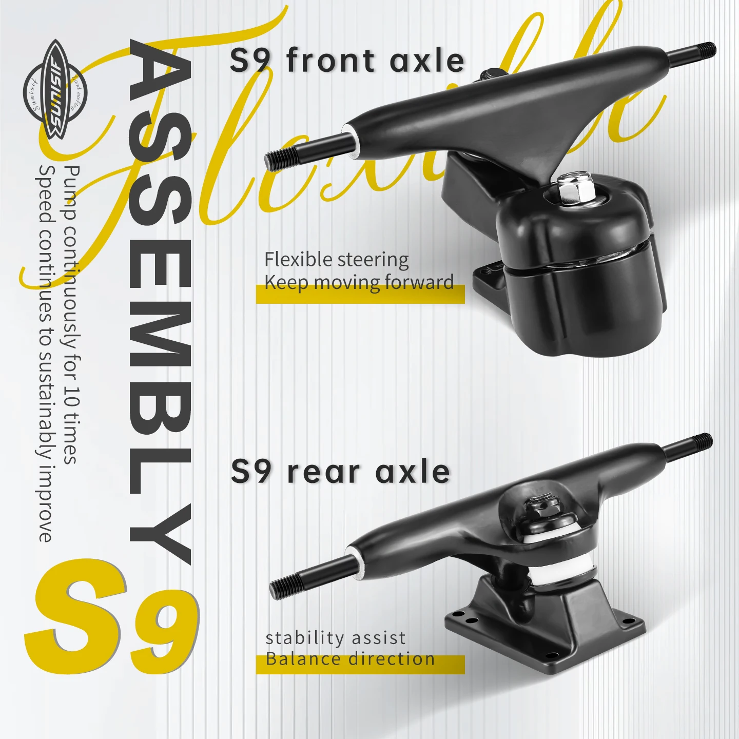 Sunisif تصفح الأرض لوح التزلج القيقب ركلة واحدة نحت كروزر لوح تزلُّج Longboard ضخ كول الجانب الرياضة الشارع في الهواء الطلق