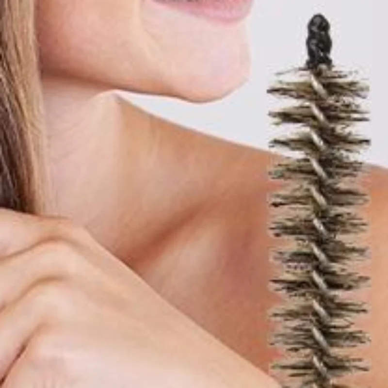 Mini Curling Comb Hair Salon Hairstyle Multi-functional Small Portable Round Wooden Roller Styling Beard Care Tool for All Hair