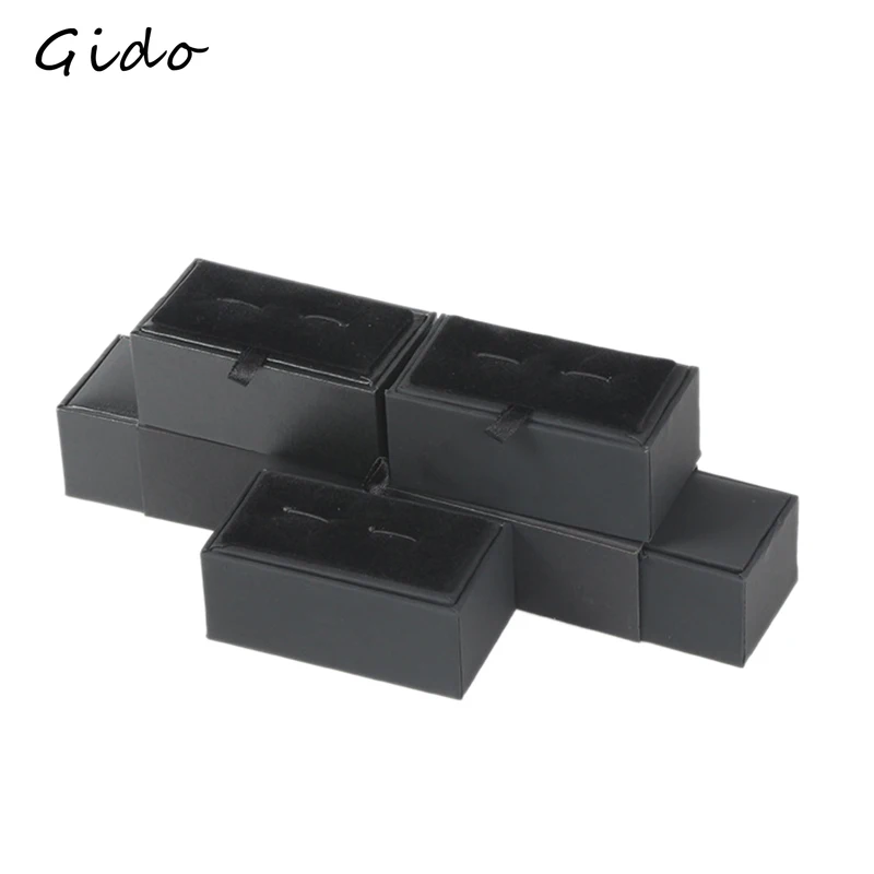 

200Pcs Cufflinks Box Gift Box Gemelos New Storage Boxes Jewelry Cuff links Case Craft Badge Box Jewelry case