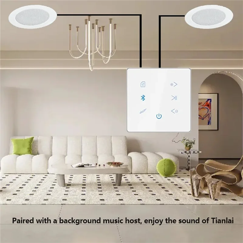 A45U Bathroom 3Inch 8Ohm 6W Passive Ceiling Speaker 3-Inch Ceiling Speaker Small Ceiling Speaker