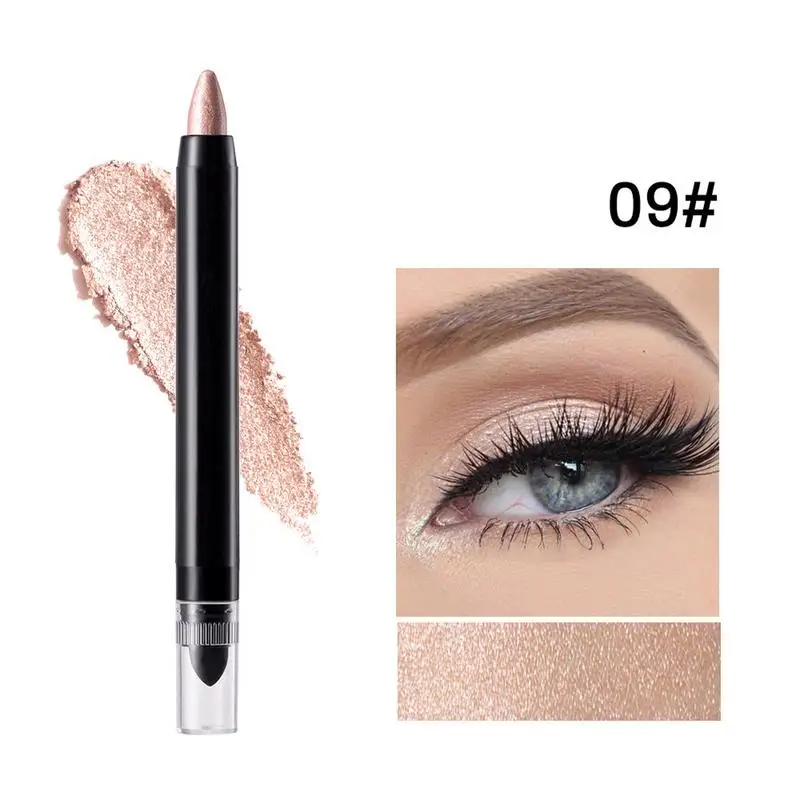 6 stks Shimmer Oogschaduw Stick Metallics Parelmoer Oogschaduw Stick Diamond Shimmer Langdurige Glanzende Markeerstift Make-up